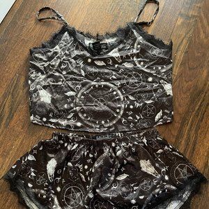 Blackcraft Cult Dream State Satin Cami Set - Top and Bottom